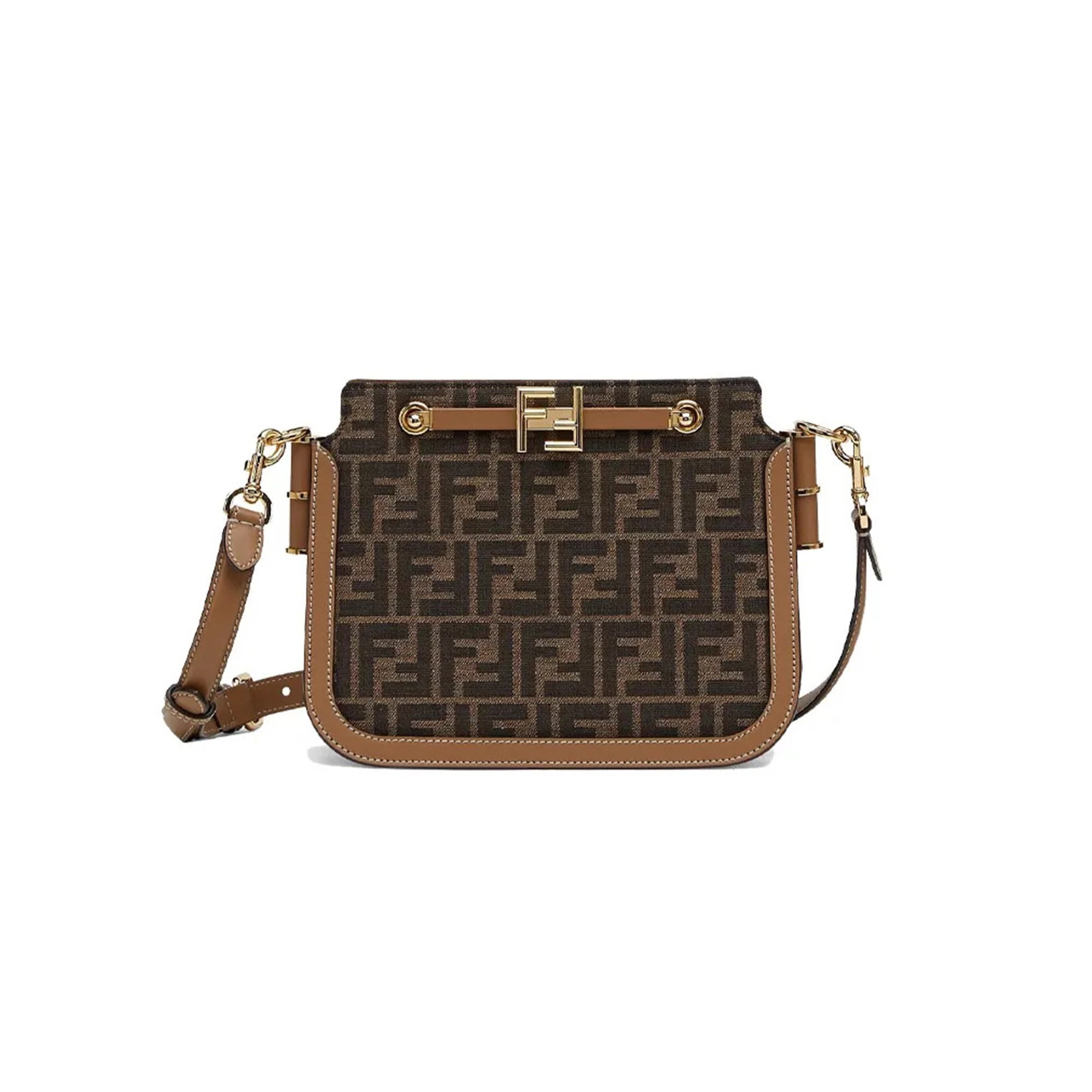 F**di touch fabric brown 8bt349agy6f1fsm (26.5*19*10cm)